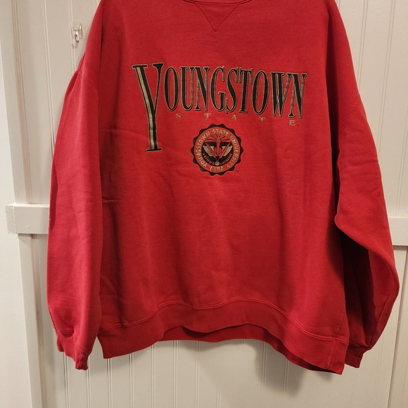 Gear For Sports Other - Gear For Sports Red Heavyweight Youngstown State University Crewneck Sweater  XX